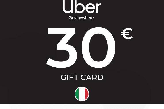 Uber Rides Gift Card 30 EUR