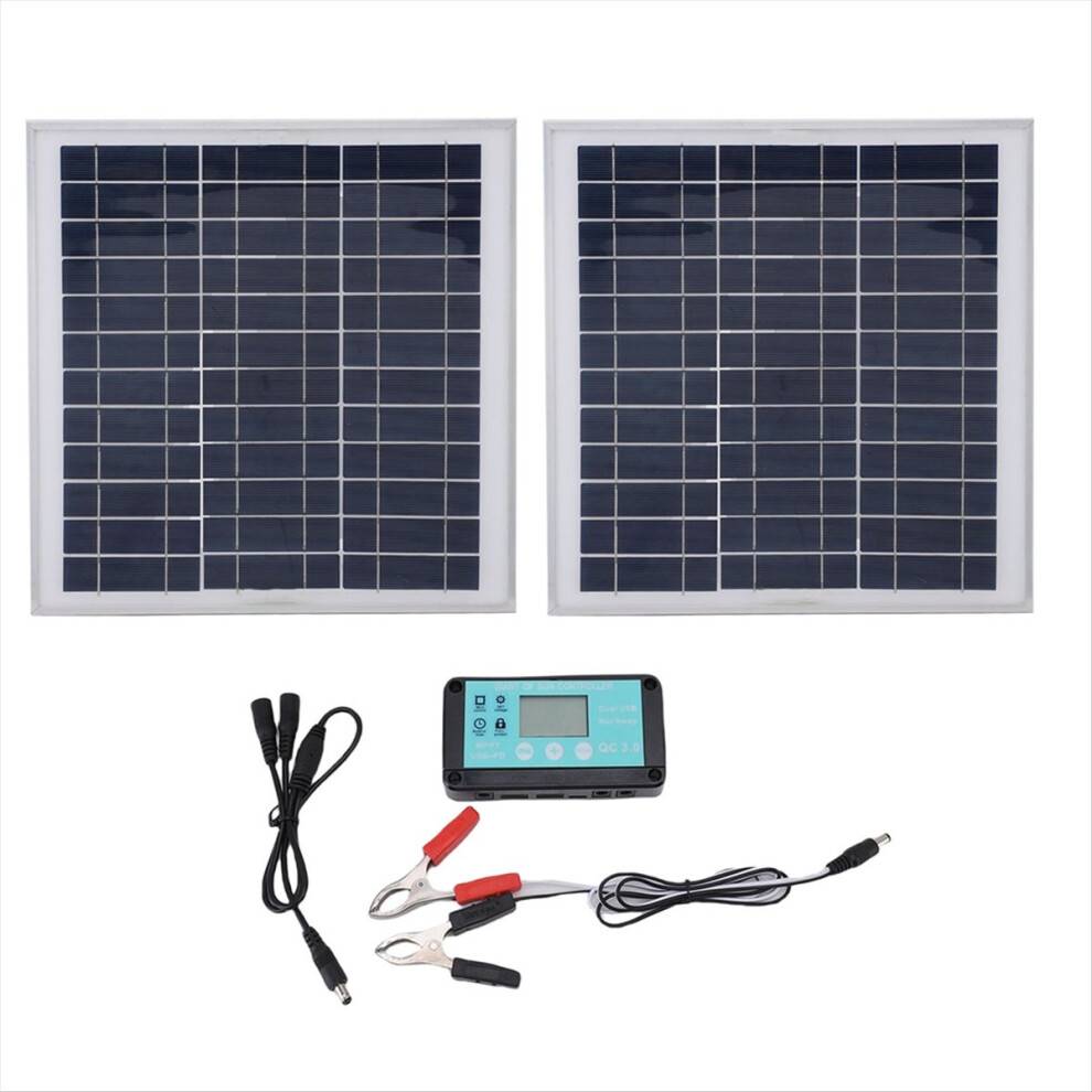 100W Solar Panel Kit Charge Controller
