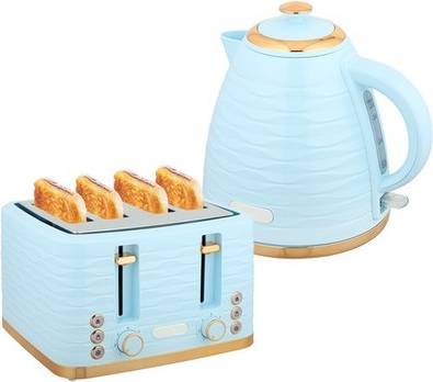 Homcom Kettle And Toaster Set 1.7l With 4 Slice