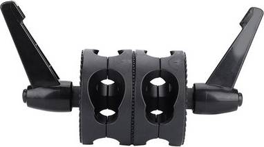Dual Wheel Reflector Bracket Support Rotator Light Stand