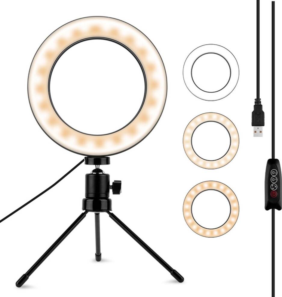 Dimmable LED Ring Light 10 Inch