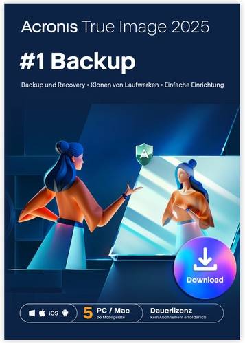 Acronis True Image 2025 Lizenz 5 Computer