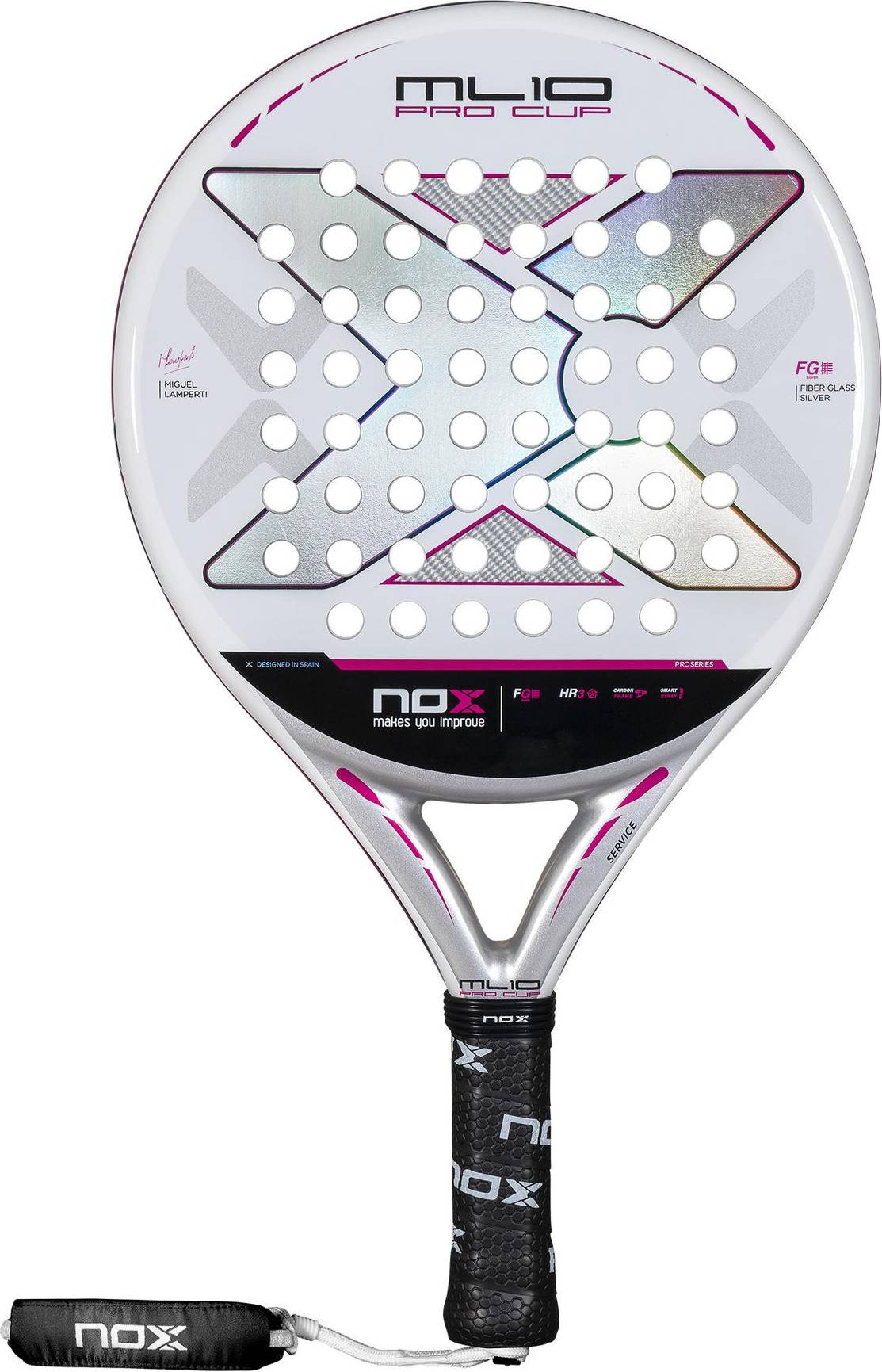Nox ml10 NOX ML10 Pro Cup Silver Padel Racket