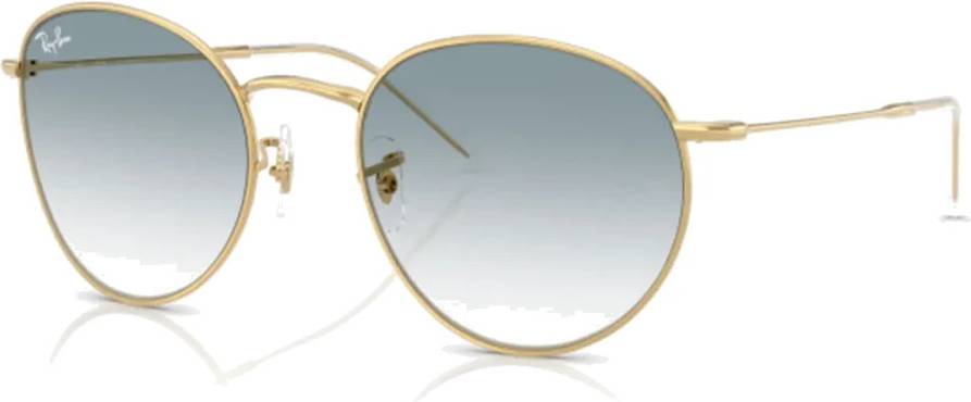 Ray-Ban Round Reverse Solbriller - Guld/Blå