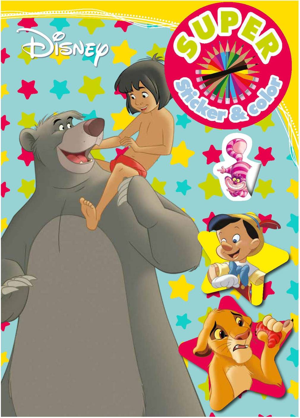 Disney Classics Super Sticker Coloring Book