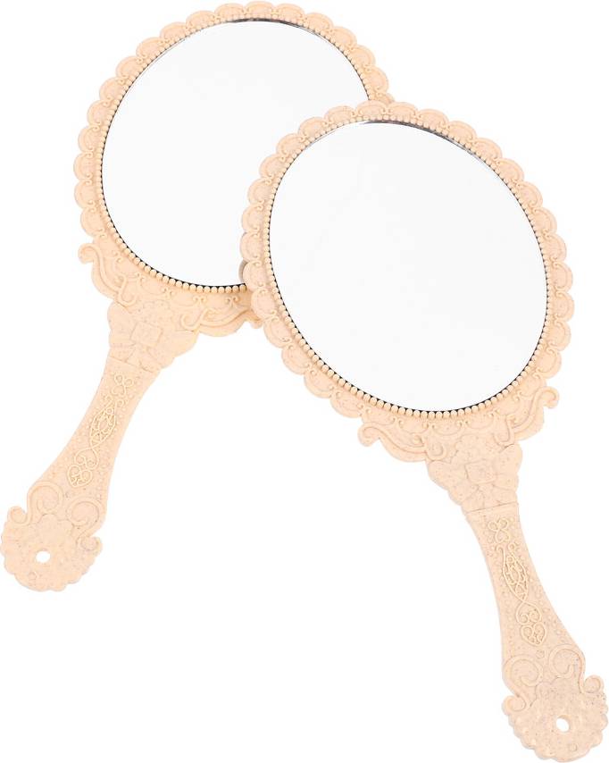 Inoomp Retro Handheld Compact Mirror For Travel