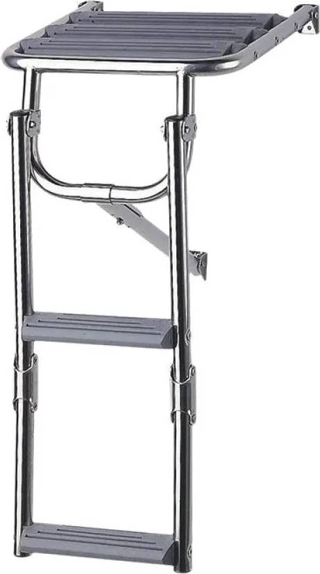 Nuova Rade Stainless Steel Platform Ladder 2 Steps