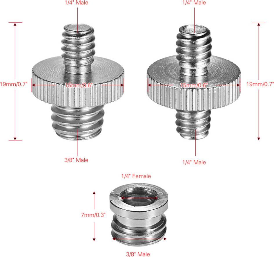 Threaded Screw Adapter Mount