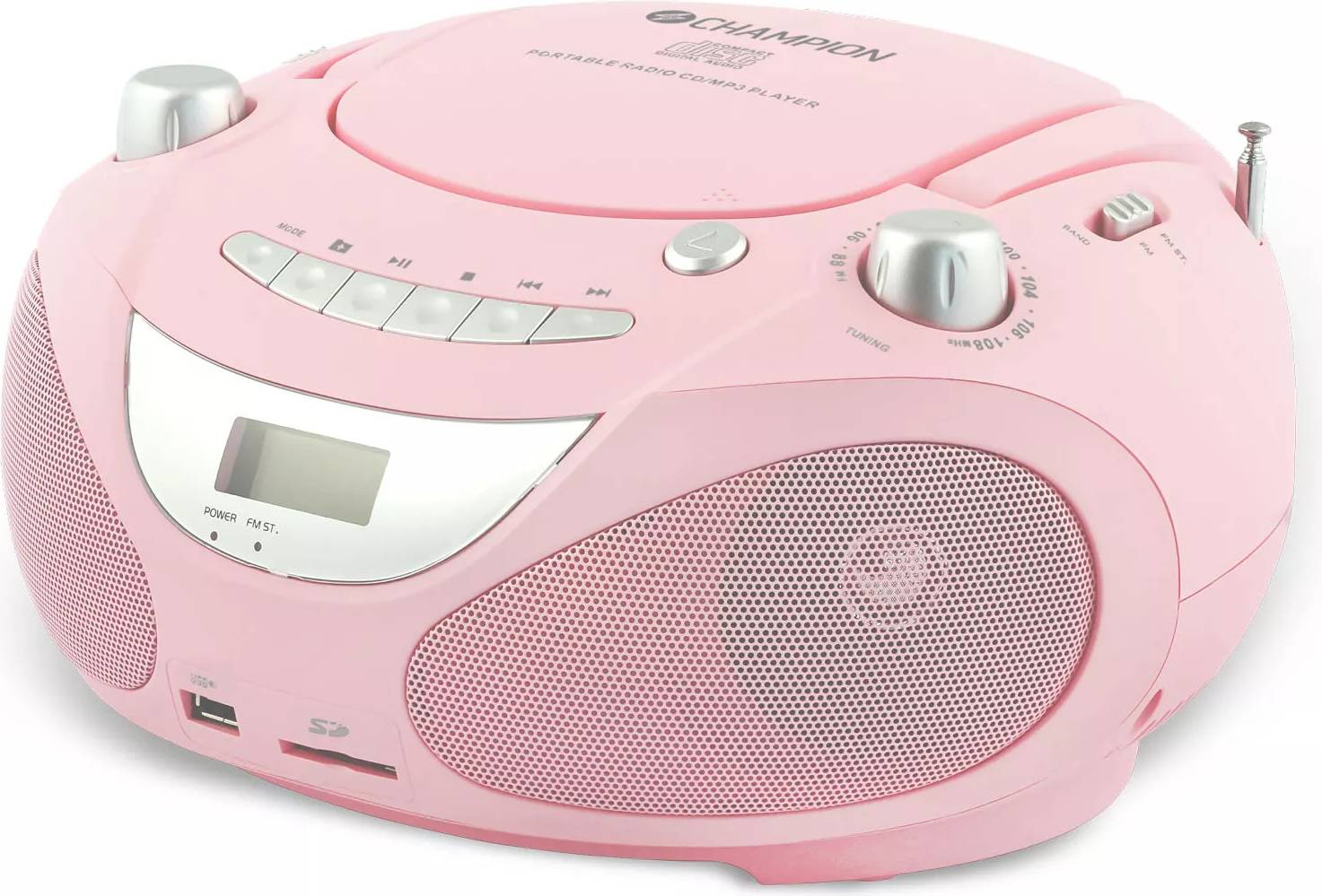 Boombox 4W USB Pink Rosa