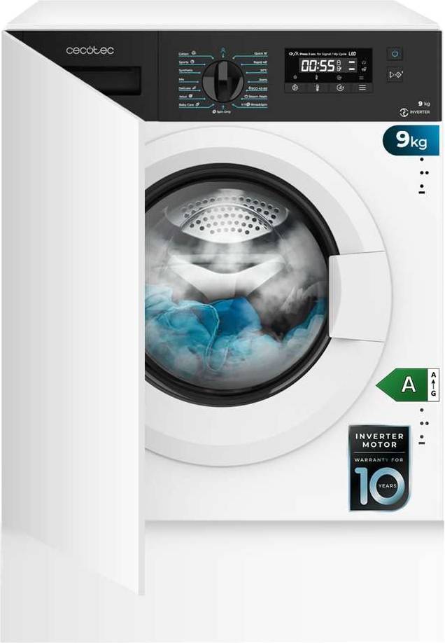 Cecotec Bolero Dresscode 940 Bi Inverter Front Load Washing Machine