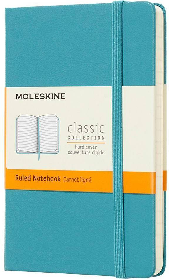 Classic Notebook Hard Cover Ruled Large Blue