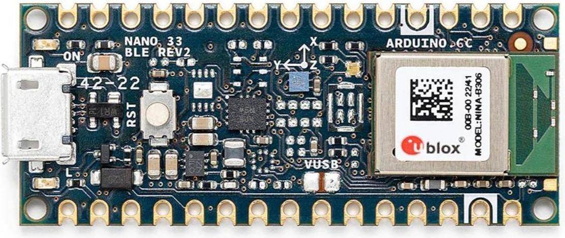 Arduino ABX00071 Nano 33 BLE Rev2 Entwicklungsboard Kit