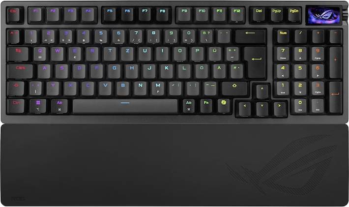 ASUS ROG Azoth 96 HE Keyboard Gaming USB RF Wireless Bluetooth QWE