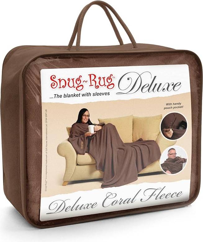 Snug Rug Med Ærmer Brun