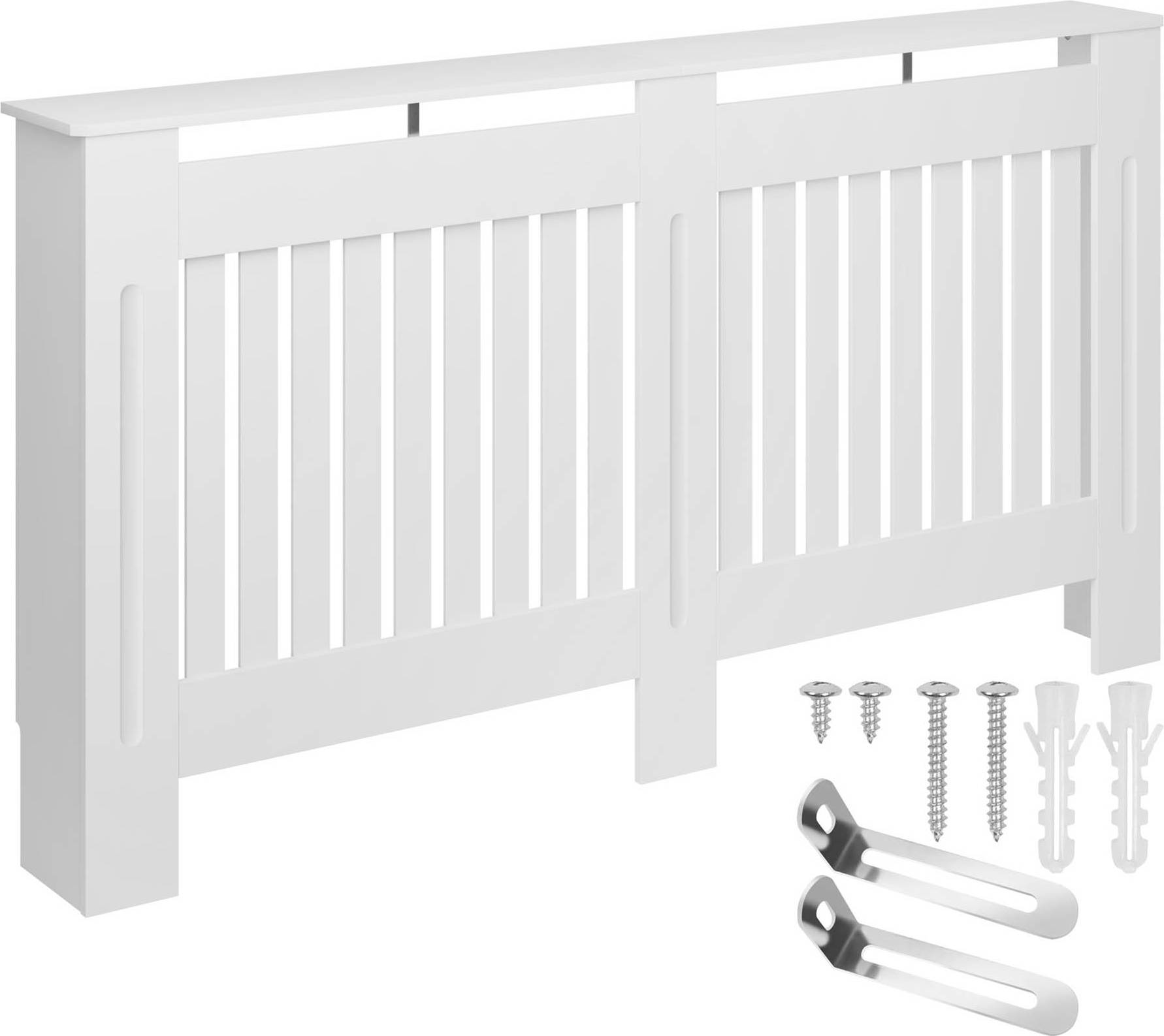 tectake Radiator Cover Vila With Shelf