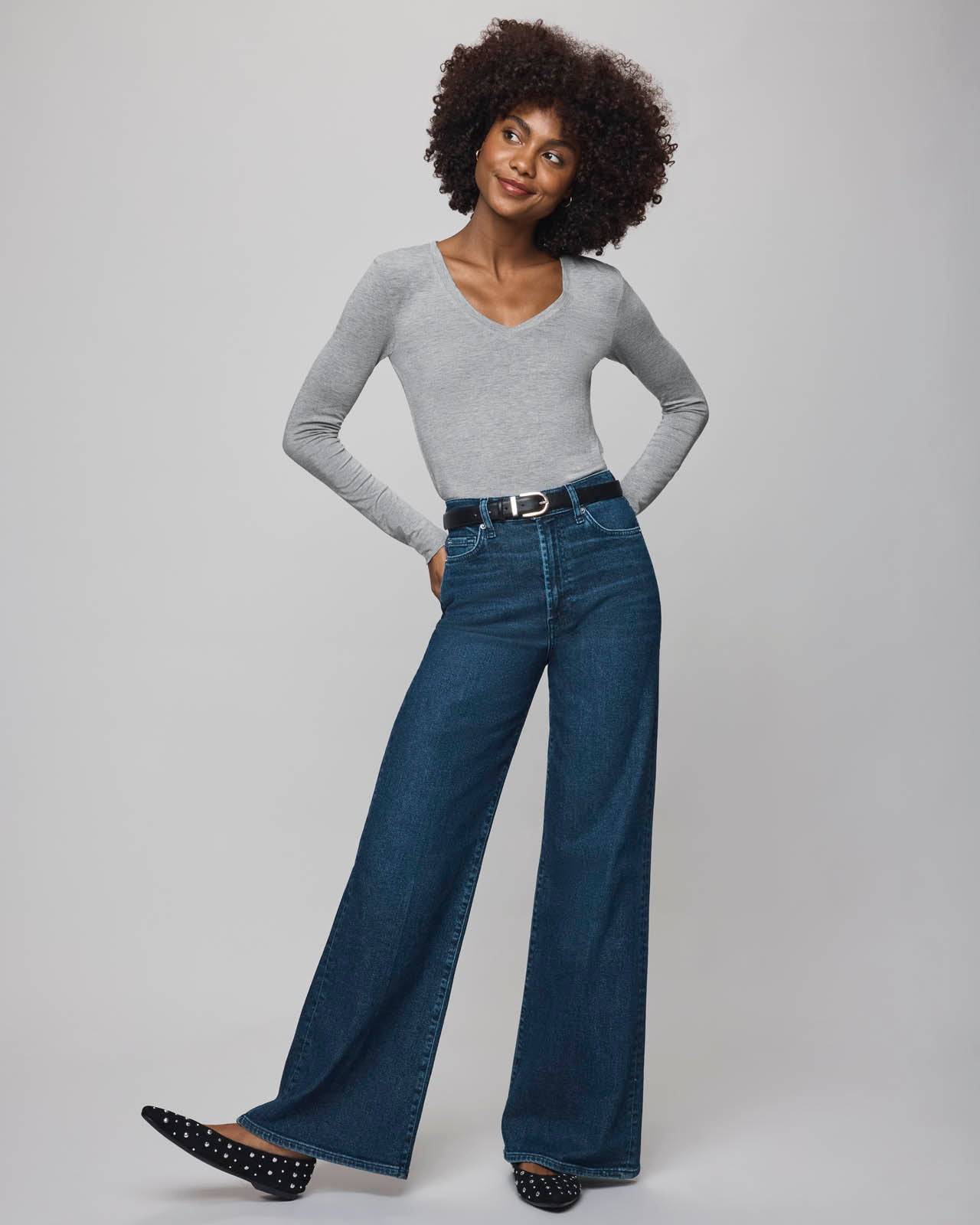 Emma High Rise Jean - Dark Wash