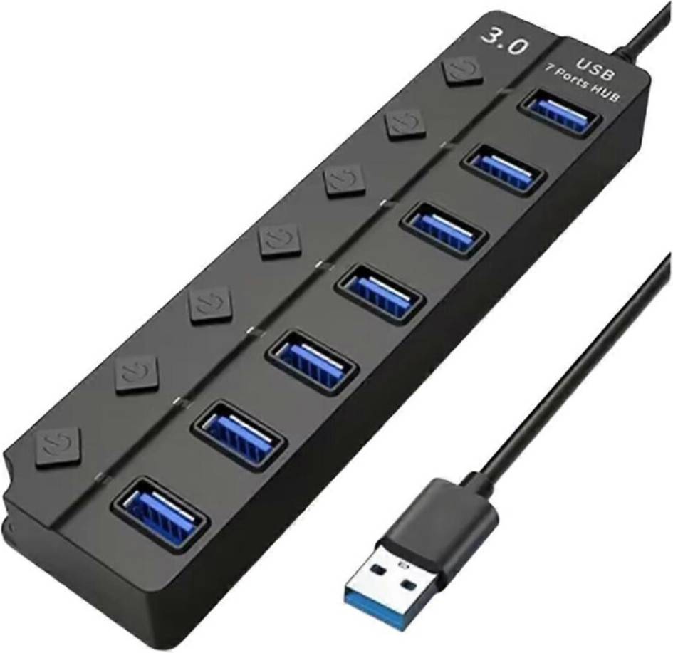 7-Port USB 3.0 Hub with LED Indicator