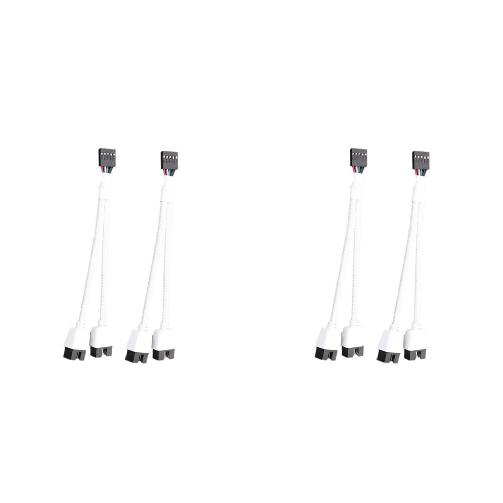 Computer Motherboard USB 2.0 9Pin Dual Extension Cable