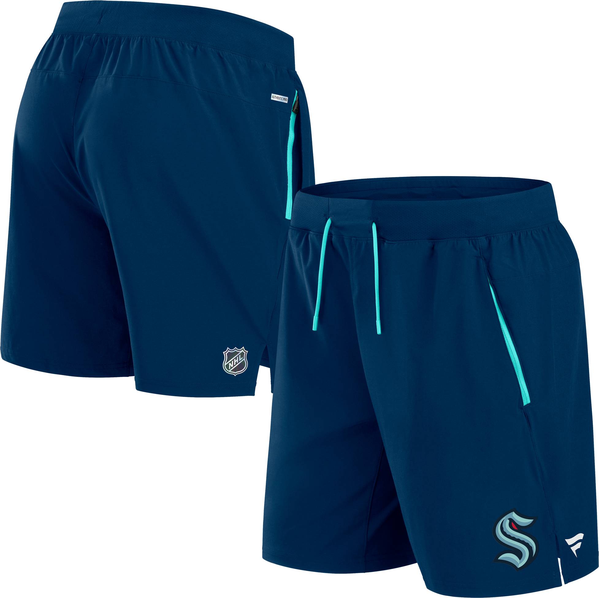 Rink Fanatics Kraken Authentic Pro Rink Performance Short - Mens