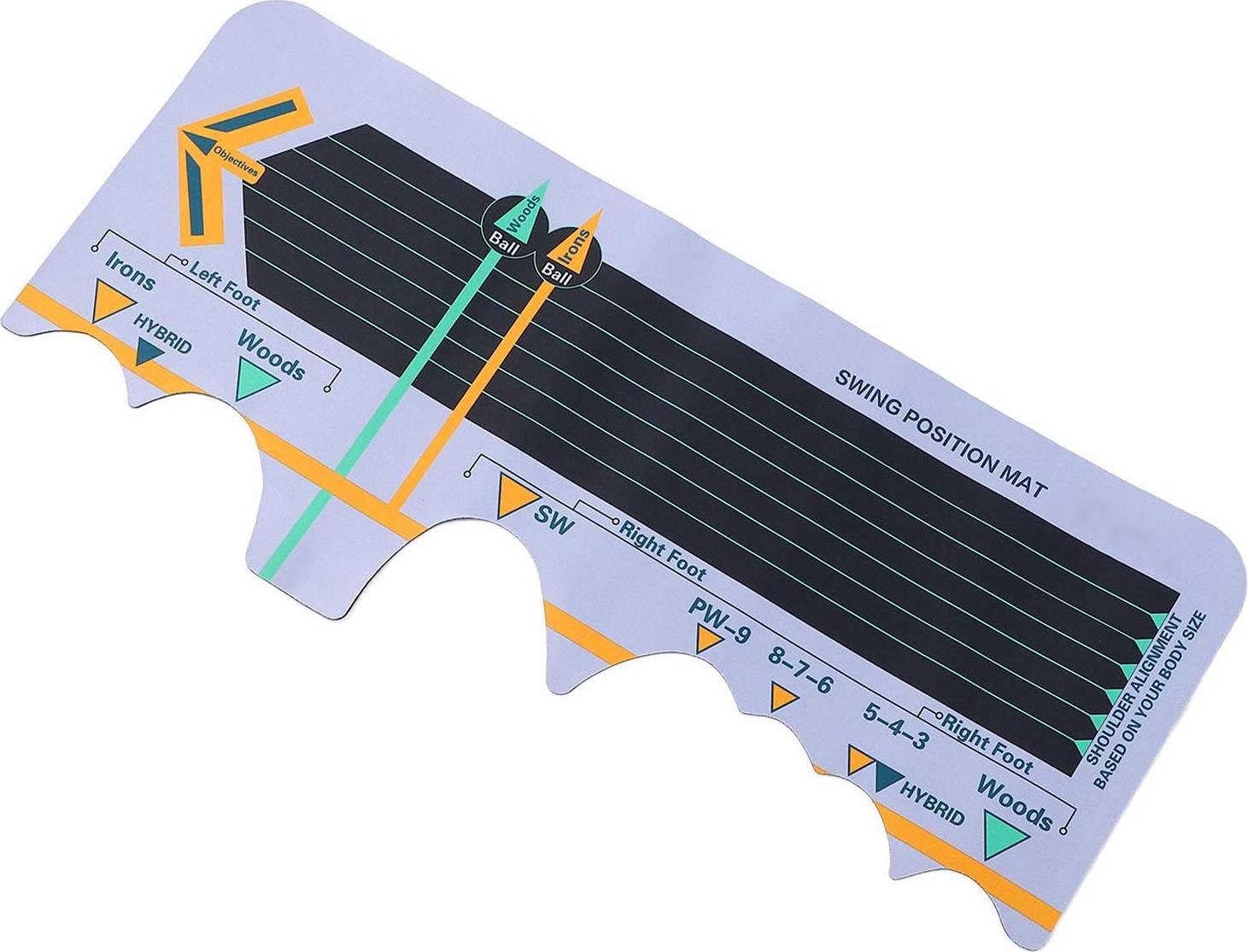 Golf Practice Swing Mat Trainer
