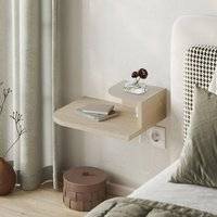 Decortie Floating Corner LED 30cm Bedside Table