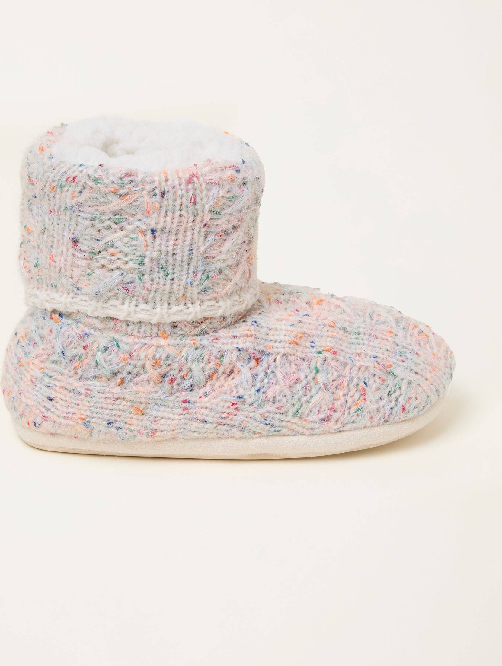 Fatface Multi Knit Turnover Boot - Small