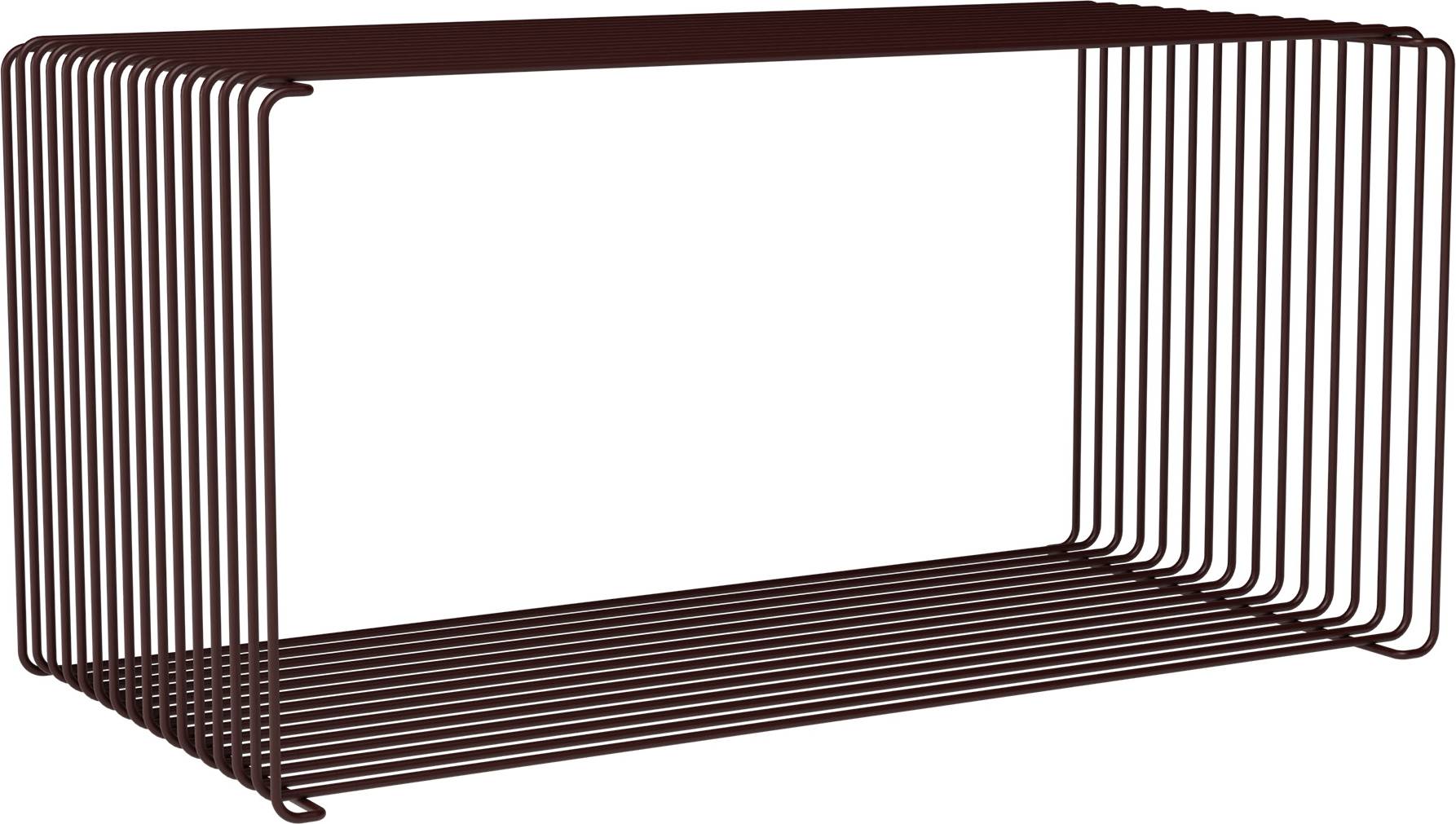 Etagère Panton Rouge Fil D'acier Inoxydable