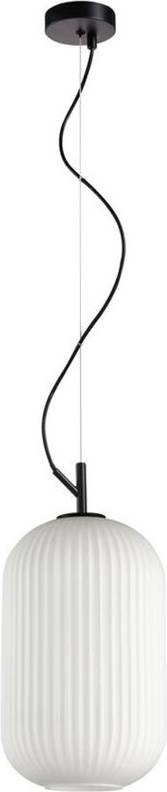 Luminosa Rues Slim Ceiling Light Matt Black