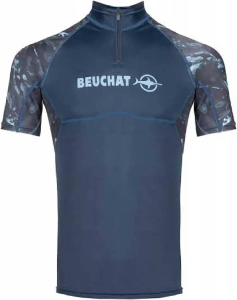 Atoll Short Sleeve Rash Guard - Blau