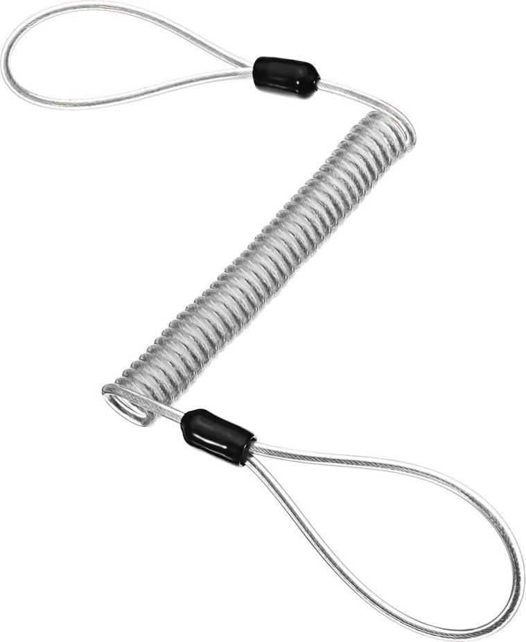Greenzech Transparent Disc Lock Security Reminder Cable