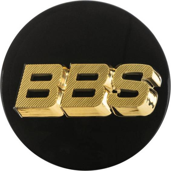 BBS 3D Centerkapsel Sort