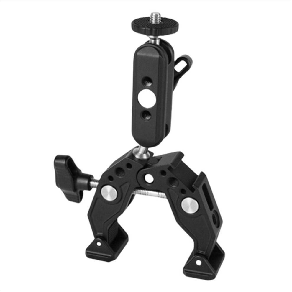 C1FD Rotating Two Ball Head Camera Clamp Adapter