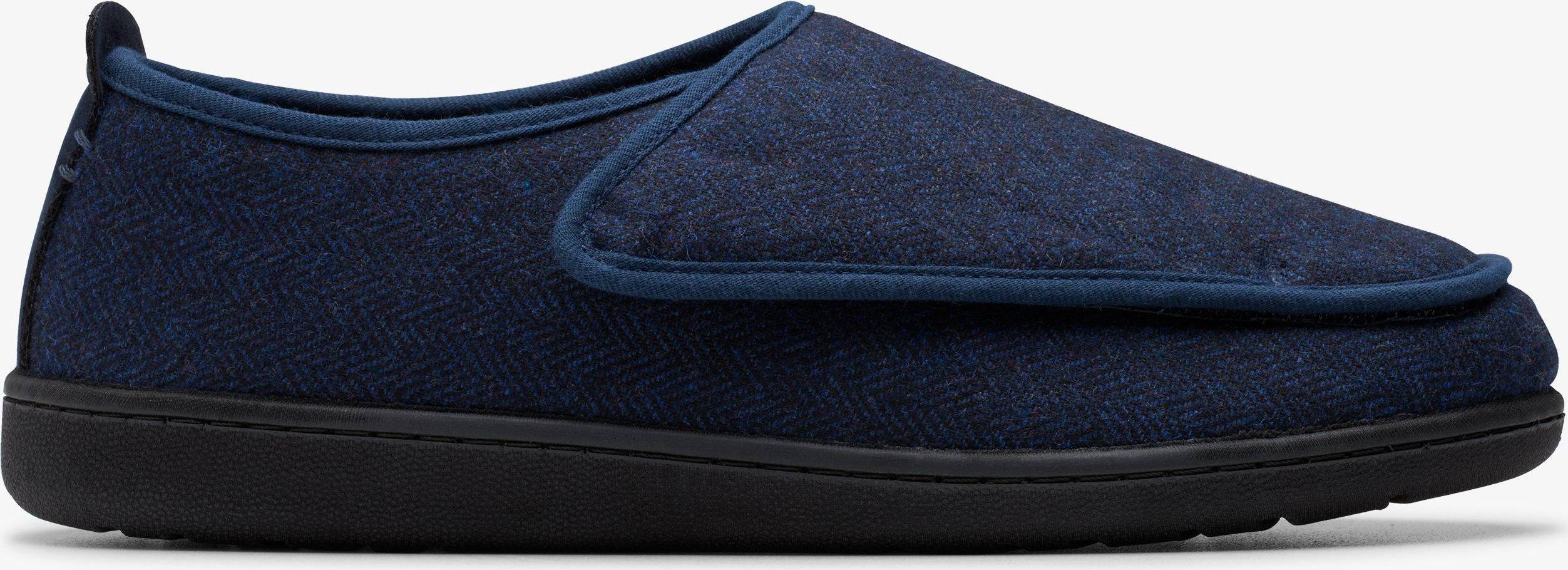 Clarks King Riptape Slipper Standard Fit - Blue