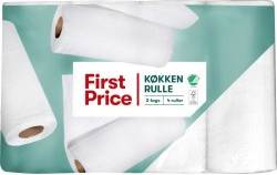 First Price Køkkenruller 2-Lags 4 Ruller