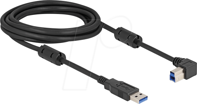 DeLock USB 3.0 USB Kabel 3m Sort