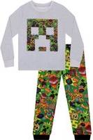 Minecraft kläder Barnkläder Minecraft Boy's Creeper Pyjamas - Multicolor