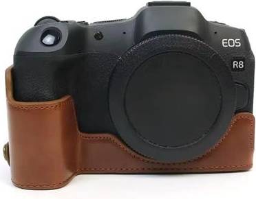 Canon EOS R8 Leather Cover Coffee
