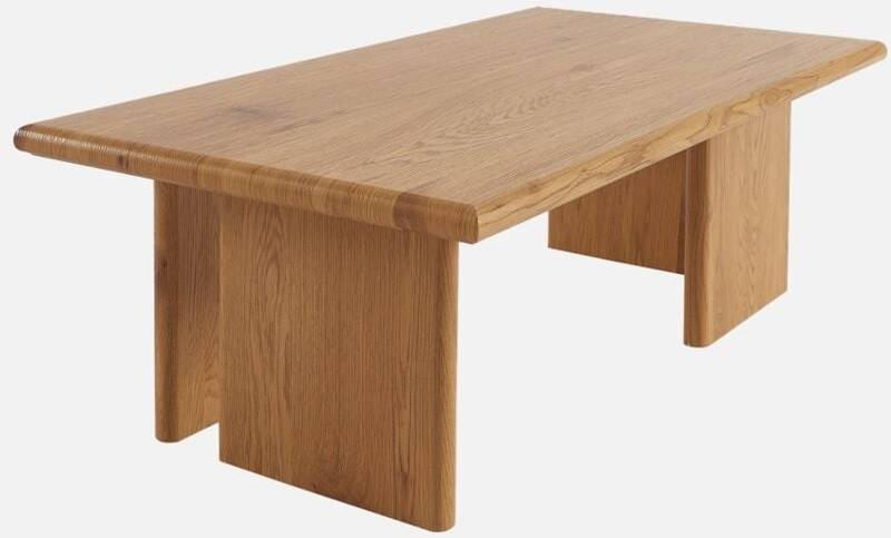 Sweeek Rectangular MDF Tilos Oak Effect Coffee Table
