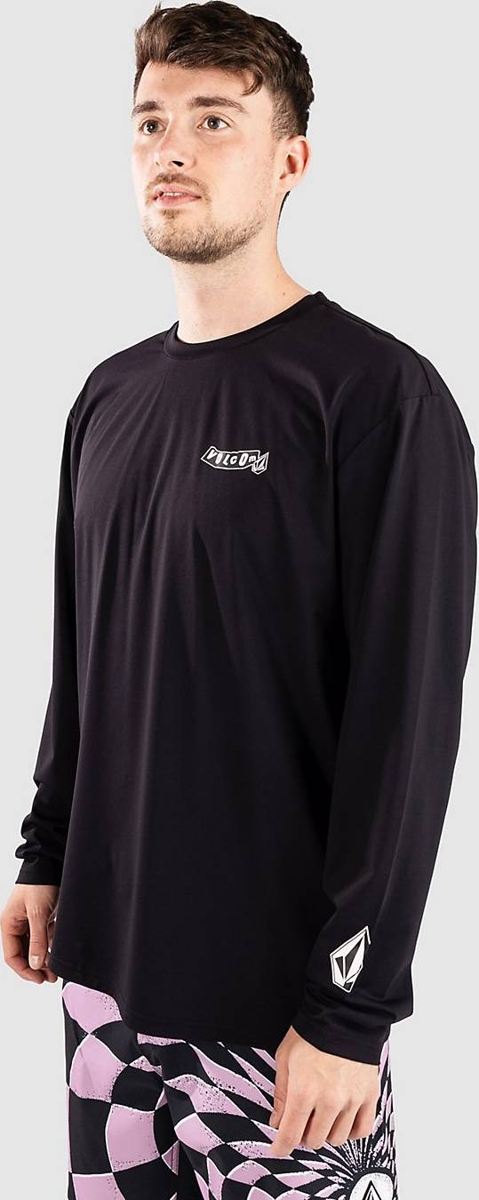 Rashguard Volcom Pistol Surf Lst Longsleeve Rash Guard - Tee Black