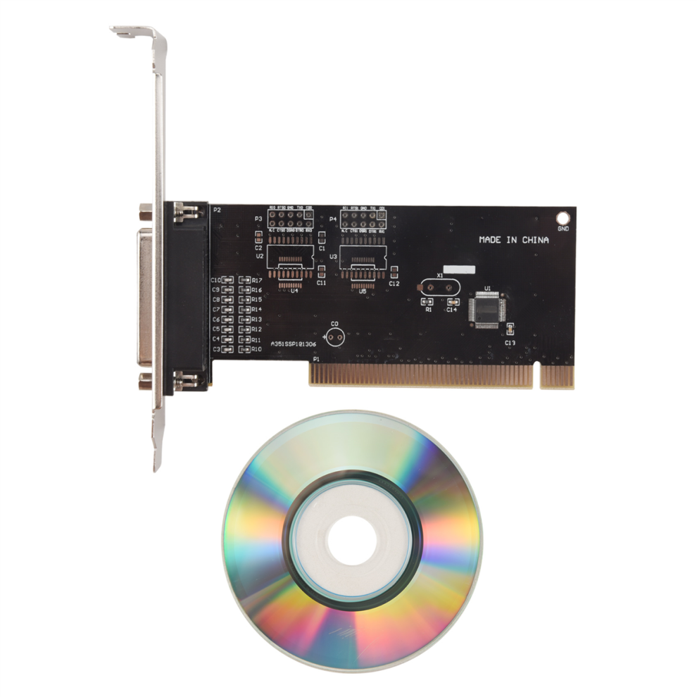 25Pin Parallel Pci To Parallel Db25 Printer Port Controller Card