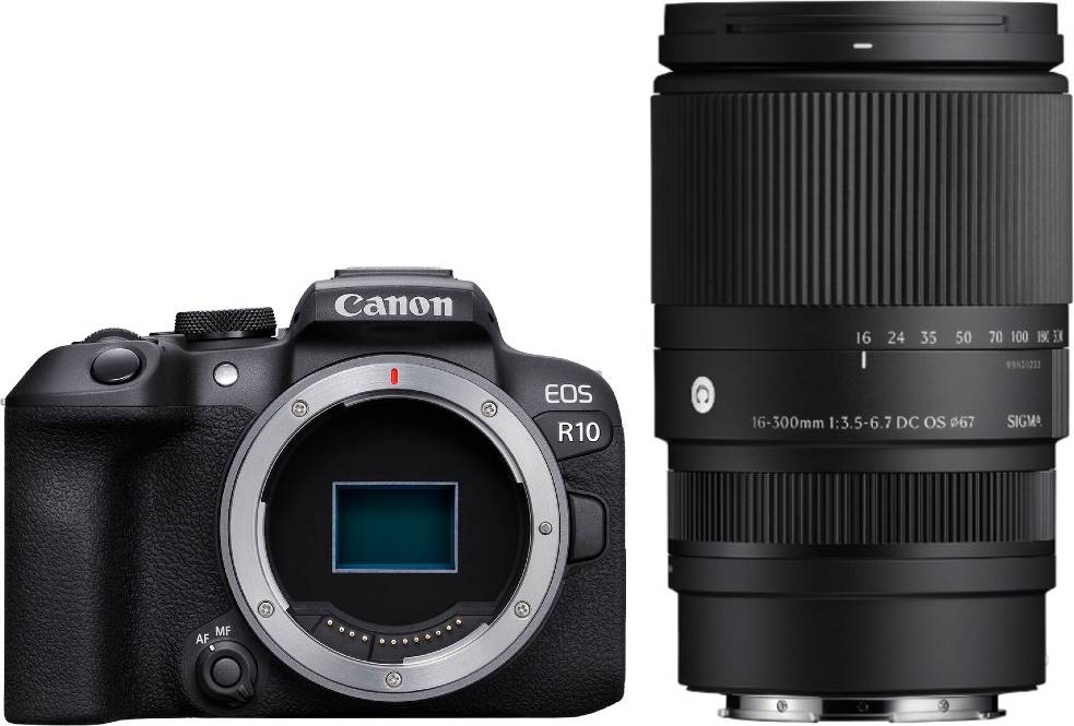 Canon EOS R10 Mirrorless Camera Sigma 16-300mm