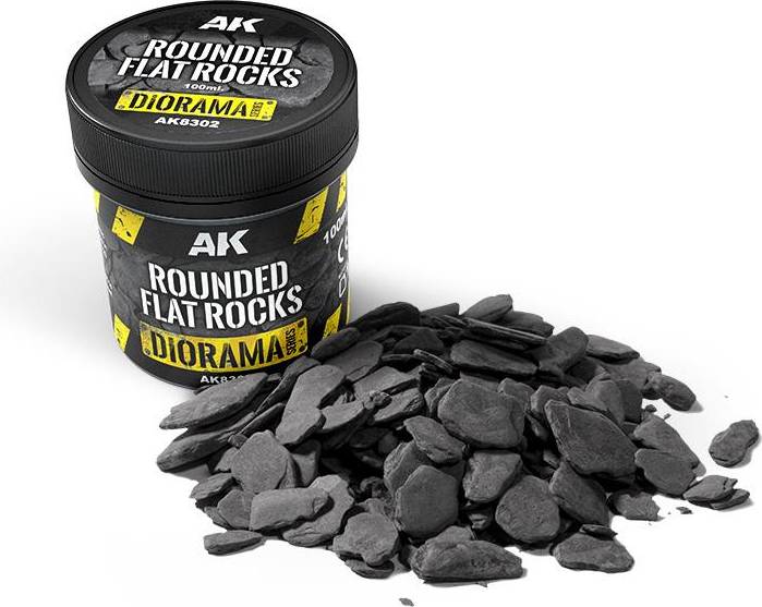 AK Interactive Rounded Flat Rocks 100ml AK8302