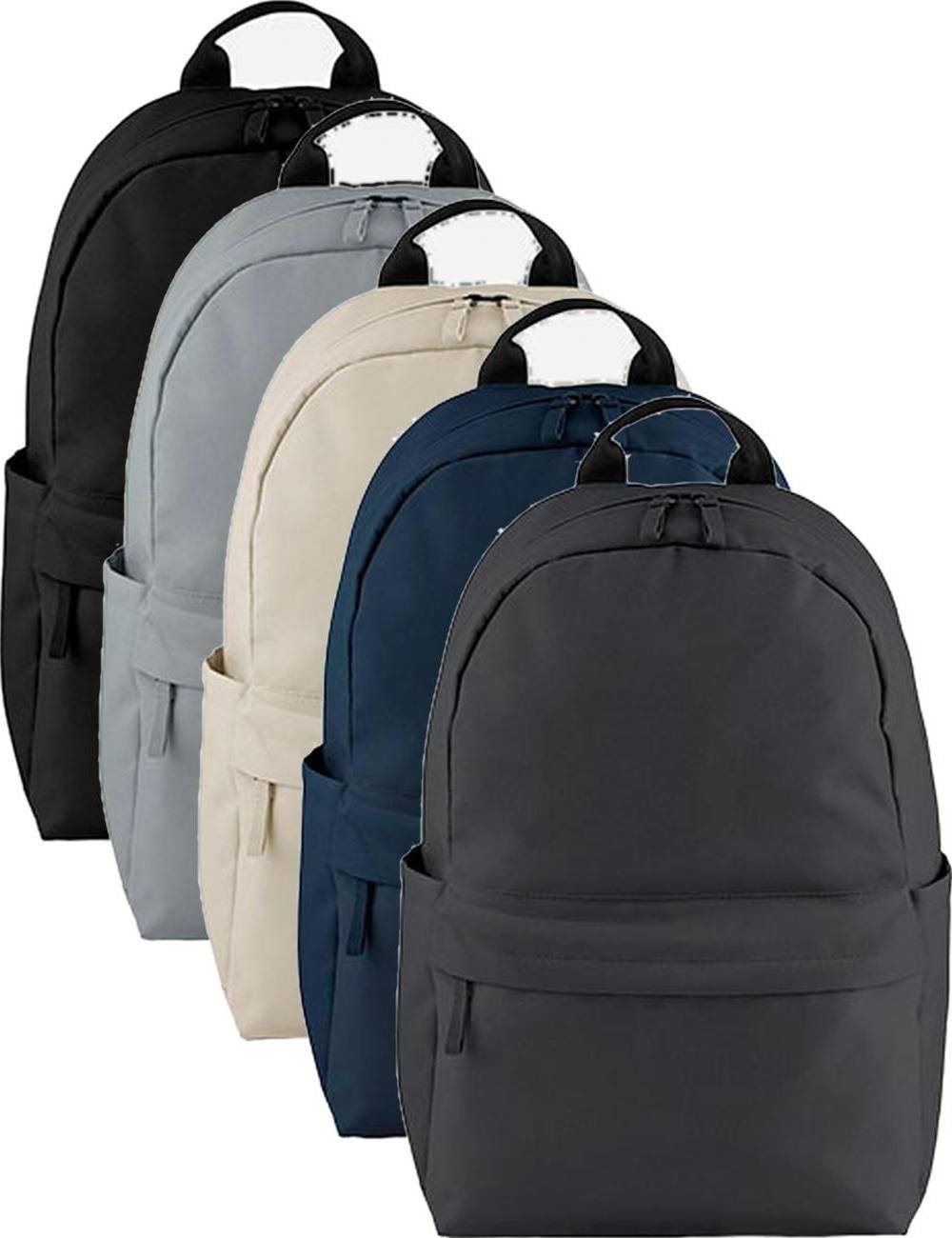 BagBase Premium Recycled Polyester Backpack - Beige