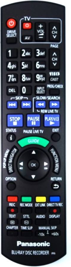 Panasonic Blu-Ray Player Remote Control