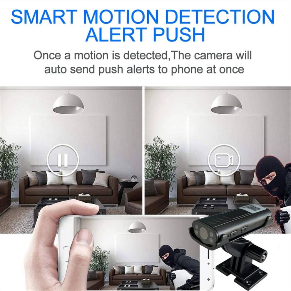 Saudism Mini Wireless WiFi Remote Monitor