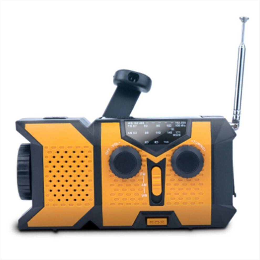 Hand Crank Solar Radio With LED Flashlight