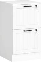 Homcom 2 Drawer Filing with Lock Storage Cabinet