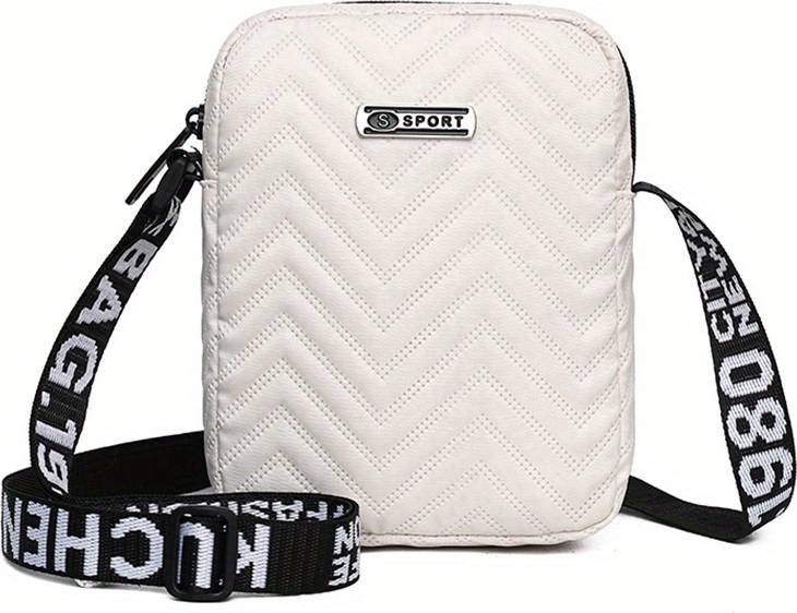 Temu Neutral Square Ladies Shoulder Handbag Design High-value - Zipper Random