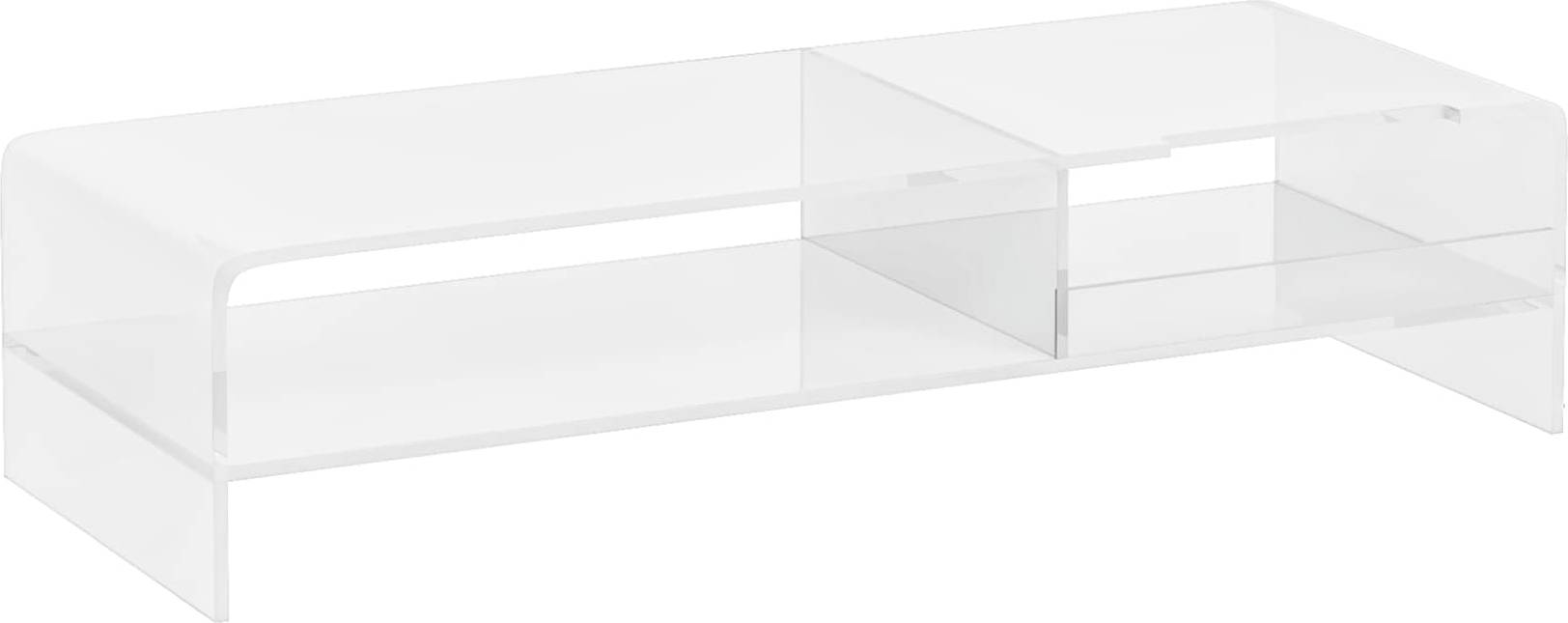 Homcom Monitorställ Transparent