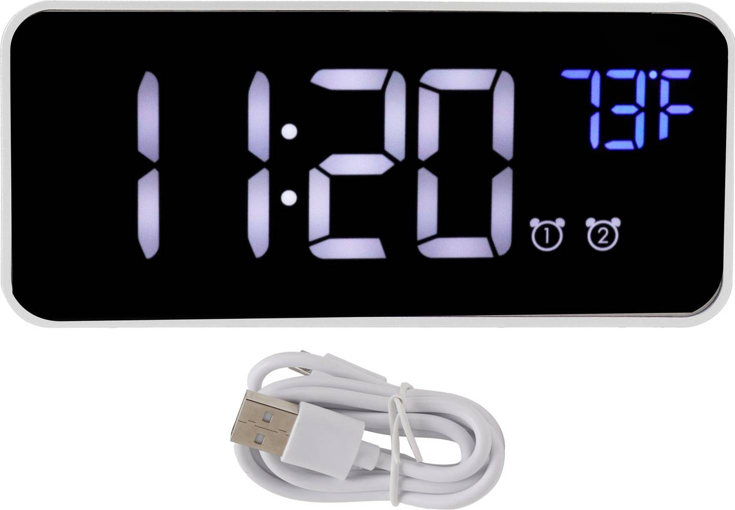LED Digital Alarm Clock Thermometer